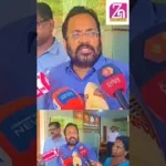 മന്ത്രി K. രാജൻ മാധ്യമങ്ങളെ കാണുന്നു